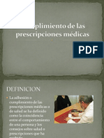 Cumplimiento de Las Prescripciones (2)