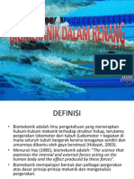 Biomekanik Dalam Renang