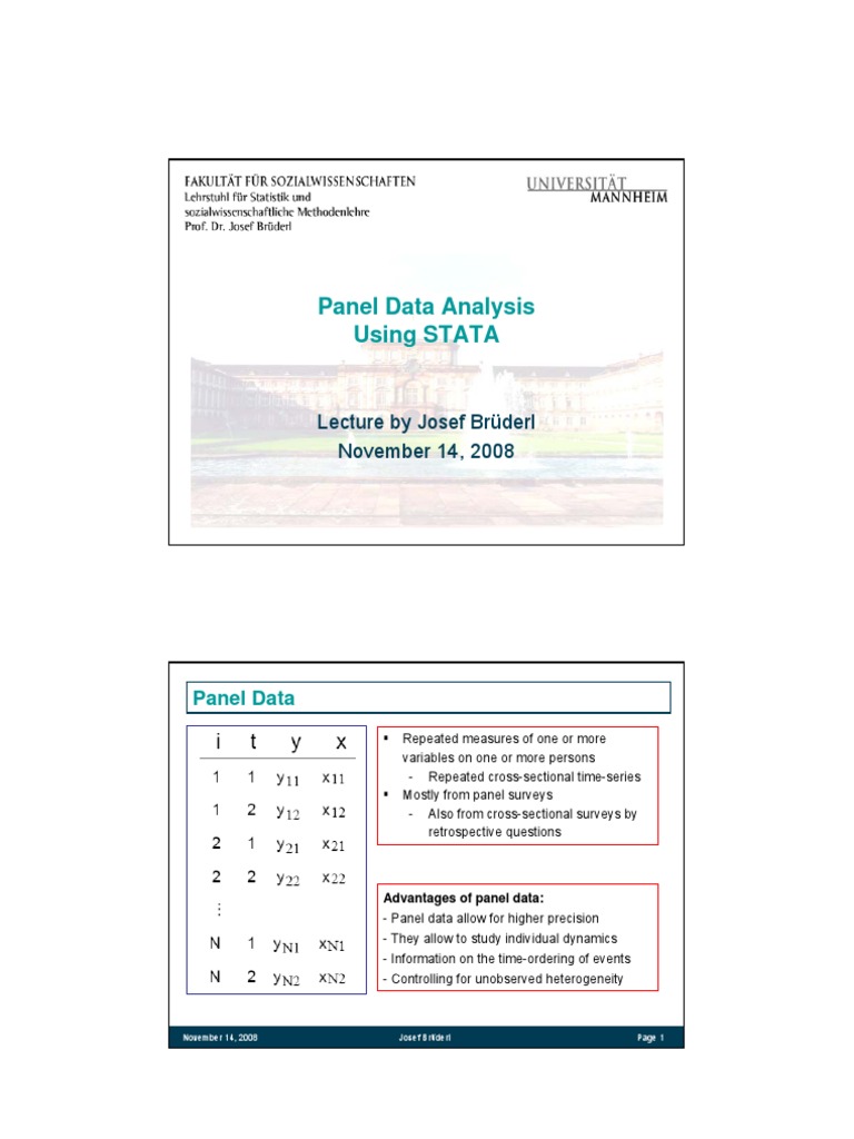 panel data analysis thesis
