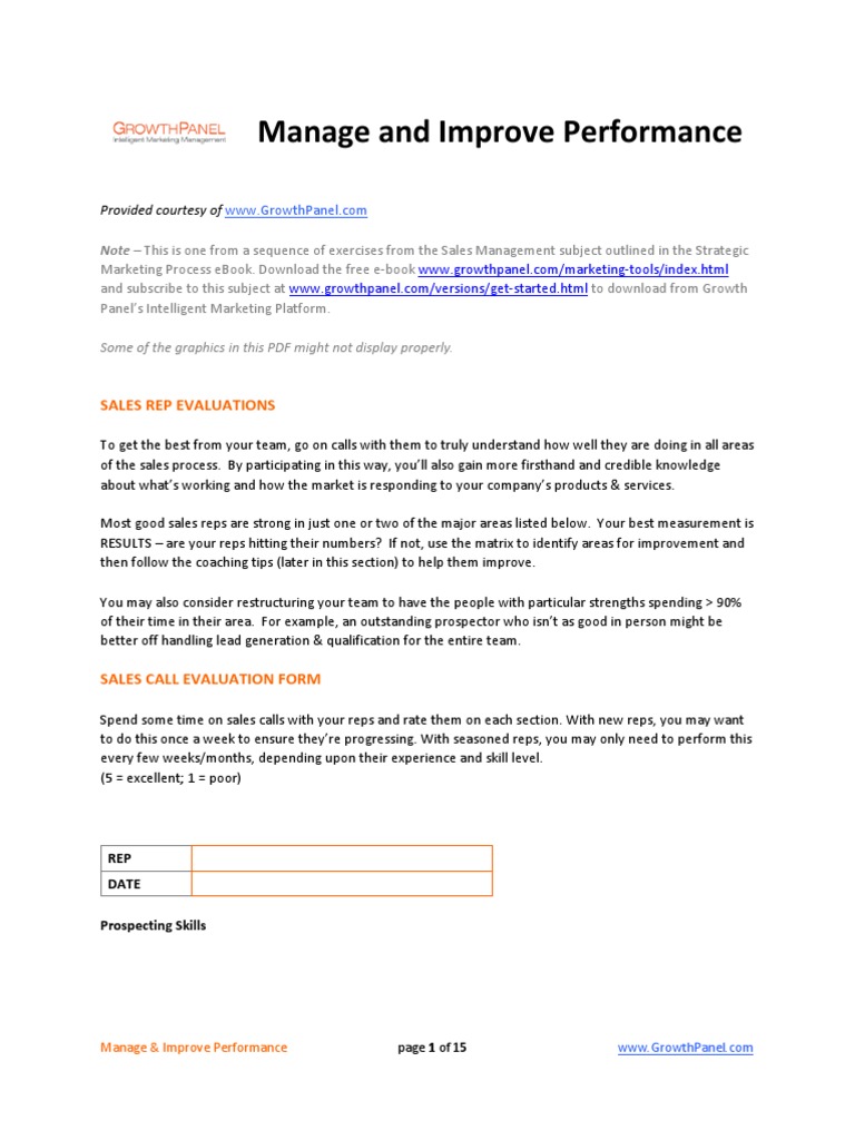 Sales Performance Management Guide | PDF | Criticism | Motivation