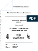 Kevin Dunn UCT Report Centrifuges