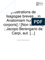 CARPI, Jacopo Berengario De. Isagogae Breves (Ilustrações)