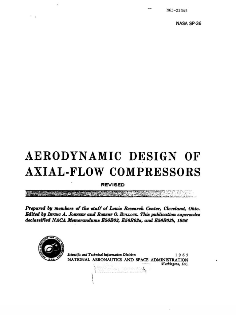 Aerodynamic Design of Axial-Flow Compressors | PDF | Turbine | Reynolds ...