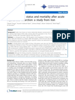 Socioeconomic Status and Mortality After Acute Myocardial Infarction: A Study From Iran