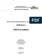 Relatório V Cinética química