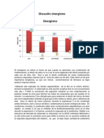 Sinergismo medicamentos produce efectos mayores suma individual