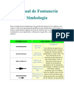 Simbología de Fontaneria