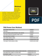 Antrenamente Power Core TRX