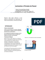 Vasos Comunicantes e Princípio de Pascal