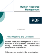 Understanding of HRM
