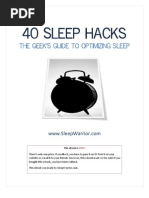 Download Sleep Warrior Sleep Hacks by rizky SN16134794 doc pdf