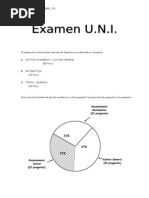 IV Bim - R.V. - 5to. año - Guía 7 - Examen U.N.I.