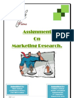 Assignment On Marketing Research.: Submitted To: Submitted by