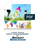 A Project Paper On Supply Chain Management System of Reckitt Benckiser, BD by Tanvir Wahid Lashker PDF