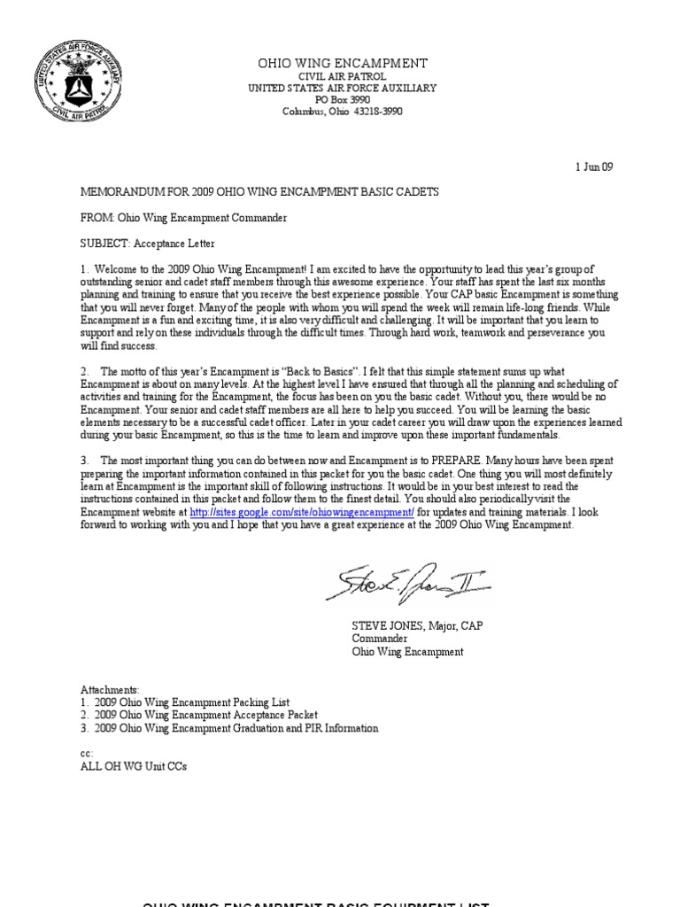 example of application letter for rotc officer