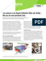The Evolution of Dry Vacuum Calibration Tables and Tooling