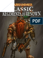 Warhammer Expansion - Classic Regiments of Renown