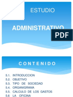 Estudio Administrativo