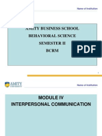 f0d8cmodule-IV Interpersonal Communication