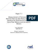 Paper 7.1 Measurement of Forward and Reverse Natural Gas Flows in Closed Conduits by Differential Pressure Cone Flow Meters and Ultrasonic Meters