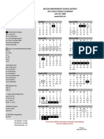 Belton Independent School District Calendar 2013-2014