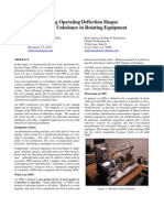 Using Operating Deflection Shapes To Detect Unbalance in Rotating Equipment