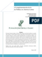 Nueva Gestion Publica en America Latina. Ortega y Gaz