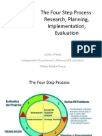 The Four Step Process: Research, Planning, Implementation, Evaluation