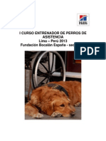 Curso Entrenador de Perros de Asistencia Lima 2013