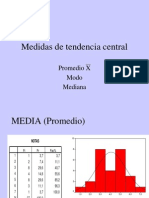 Medidas de Tendencia Central