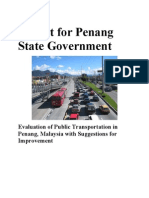 Evaluation of Public Transportation in Penang