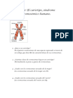 Taller Cariotipo, Sindrome Cromosomico Humno