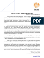 O Que e A Teoria Do Reconhecimento (Luiz Philipe de Caux e Julia Valente)