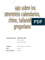 Calendarios Comparados