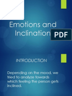 Emotions and Inclination