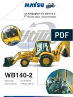Retrocargadora WB140-2 PDF