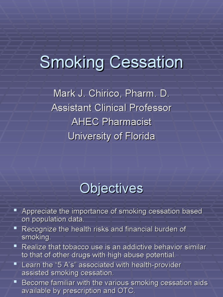 tobacco cessation ppt The 5 A's of TOBACCO CESSATION | PPTX