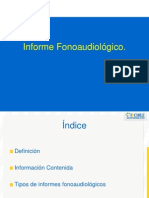 Informe Fonoaudiológico Semana 14