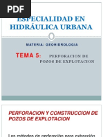 Tema 5 Perforacion y Construccion de Pozos- Ok
