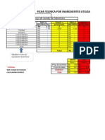 Ficha Técnica - Sabores Pizza Com Calculadora Recheio