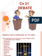 ch  21 - debate