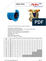 POVE-Us Non-Slam Nozzle Check Valve