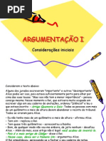 Argumentação I