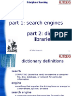 Search Engines and Digital Libraries