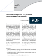 Demers Lacomunicacionpublicaprioridaddeinvestigacion