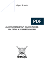 Anarquia Profesional y Desarme Teorico