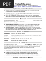 Cv Template IT Help Desk