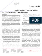 Custom Optimization of Cell Culture Media for Production of Viral Vaccines