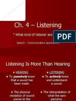 ch  4 - listening