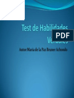 Test de Habilidades Verbales